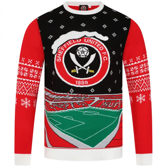 Adult Stadium Xmas Jumper displayed in a main image