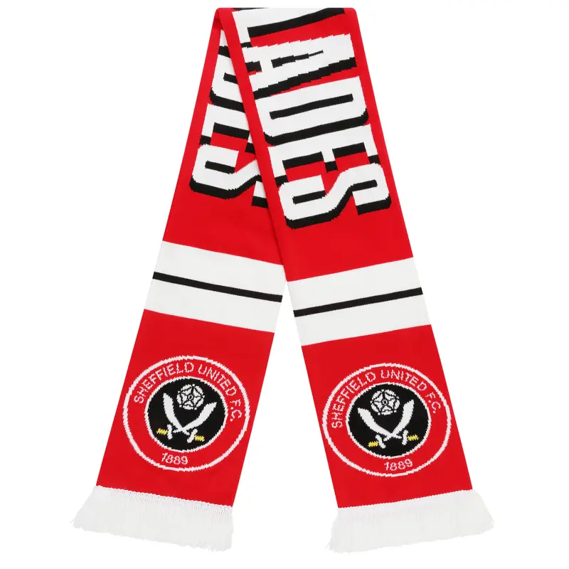 Blades Crest Scarf pictured from a alternate angle