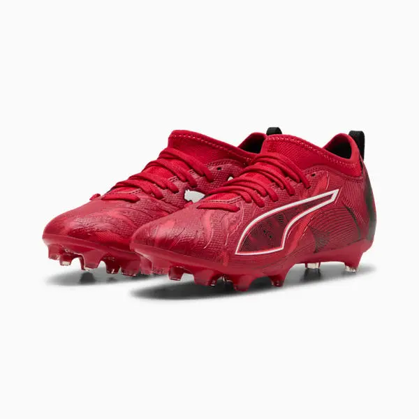 Christian Pulisic x Puma Ultra 6 Match FG AG GS 'Black Fast Red' product image, alternate