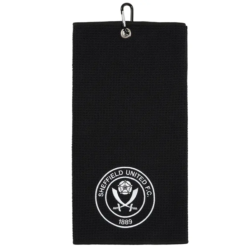 Club Crest Golf Towel displayed in a main image