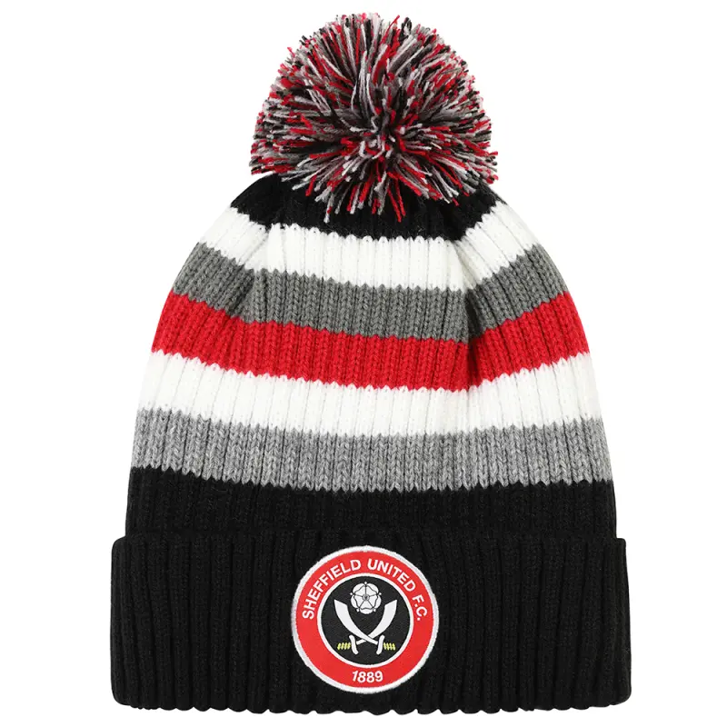 main view of Club Stripe Bobble Hat