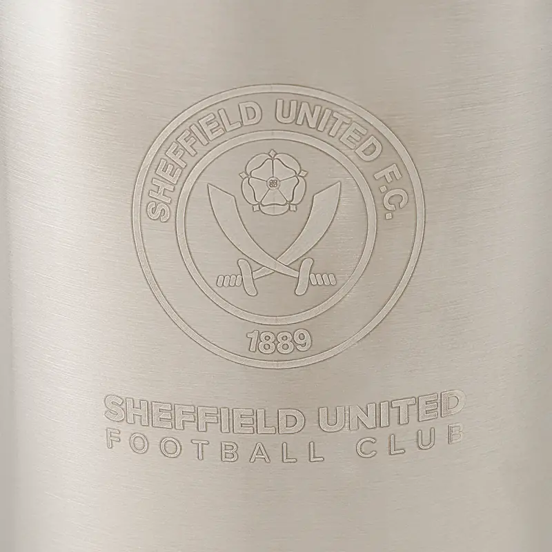 Crest Chrome Coffee Cup displayed in a alternate image