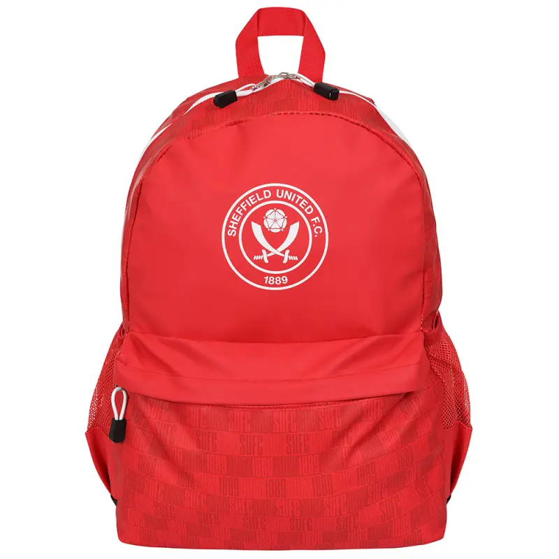 Crest Pattern Backpack visual highlighting the main view