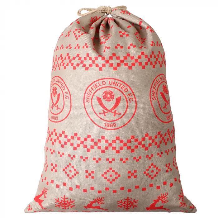 main view of Hessian Xmas Sack