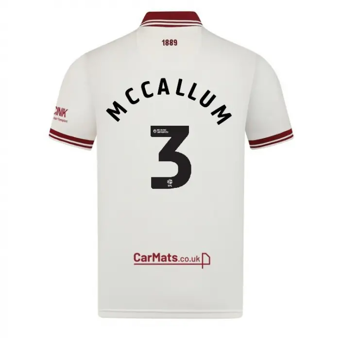 main product shot featuring Junior 3rd Shirt S/S 24/25 - 3 MCCALLUM