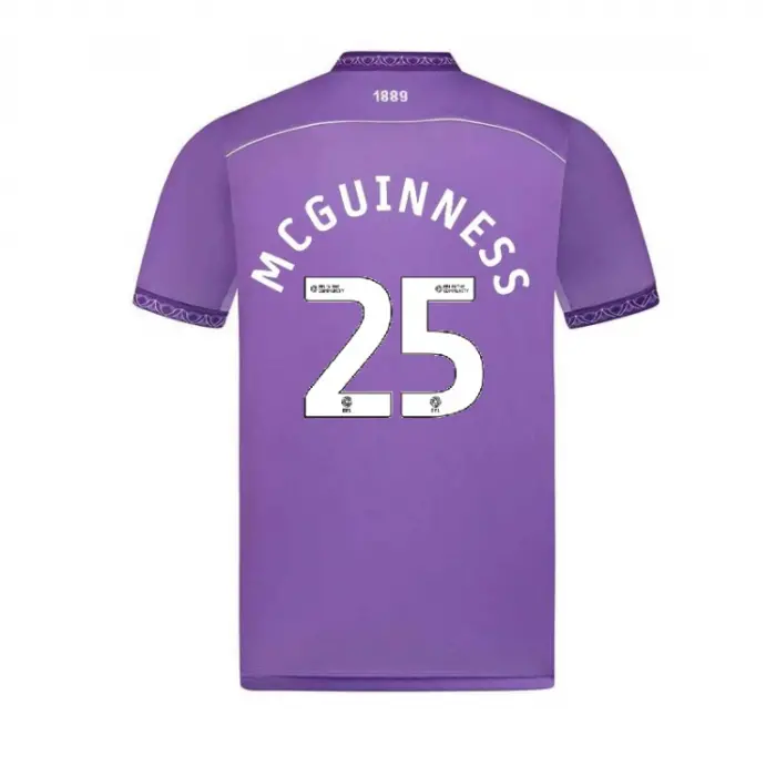 main product shot featuring Junior 3rd Shirt S/S 25/26 - 25 McGUINNESS