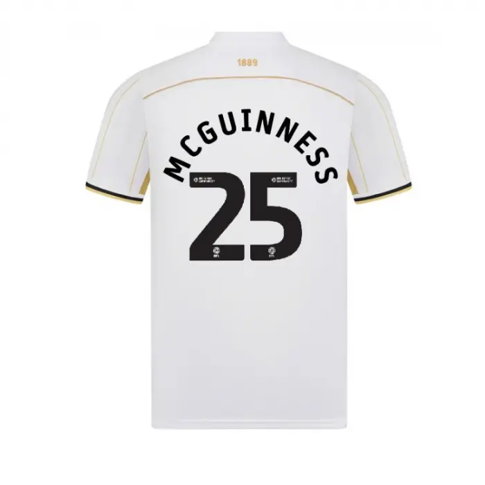 Junior Away Shirt S/S 25/26 - 25 McGUINNESS shown in a main product photo
