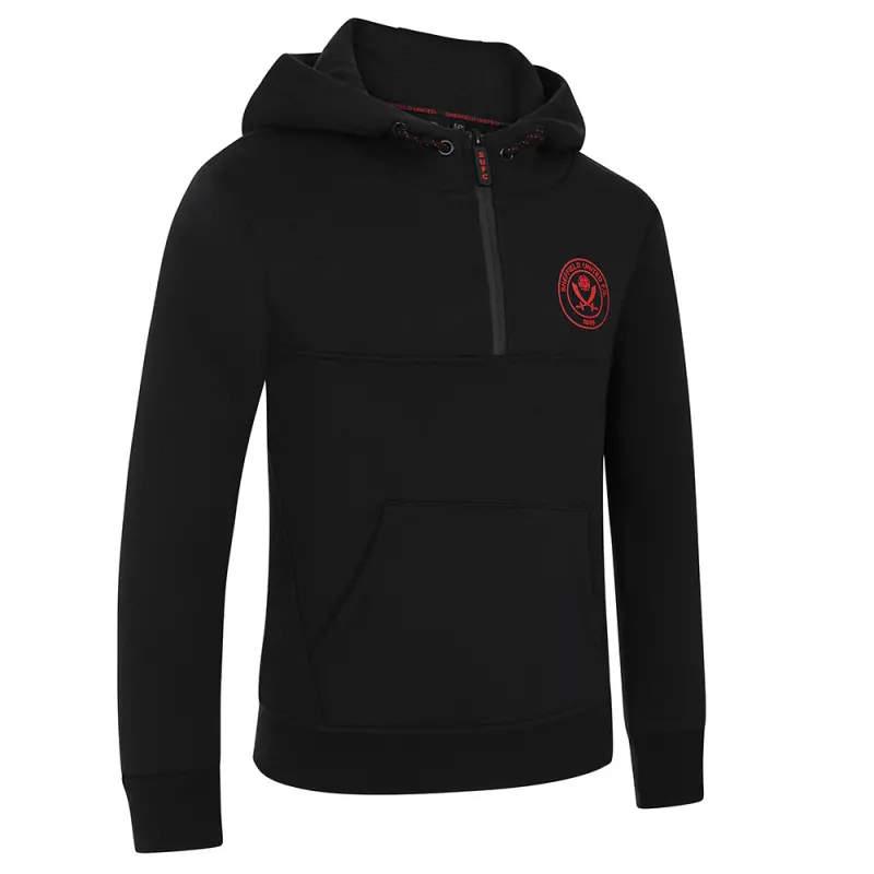 Junior Crest Zip Hoody pictured from a alternate angle