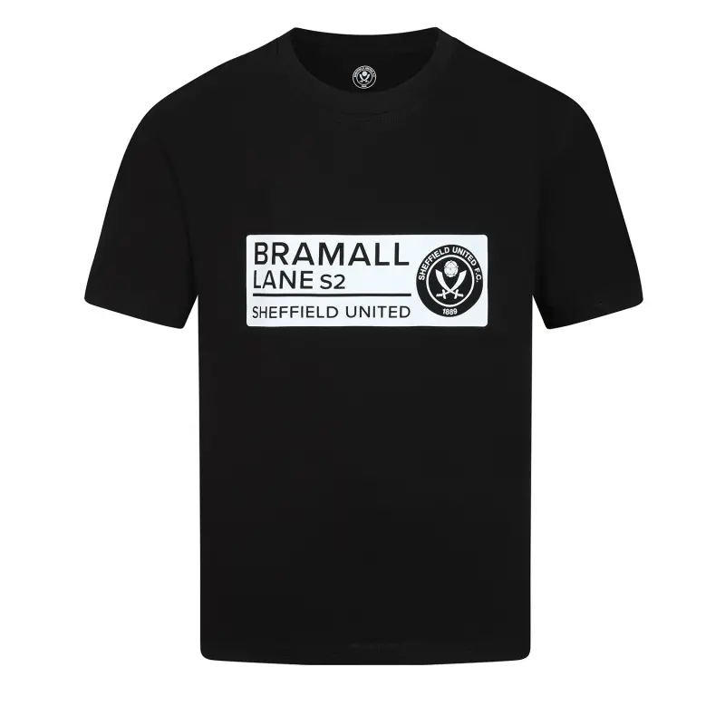 main product shot featuring Junior Dalton Street Sign Tee Black