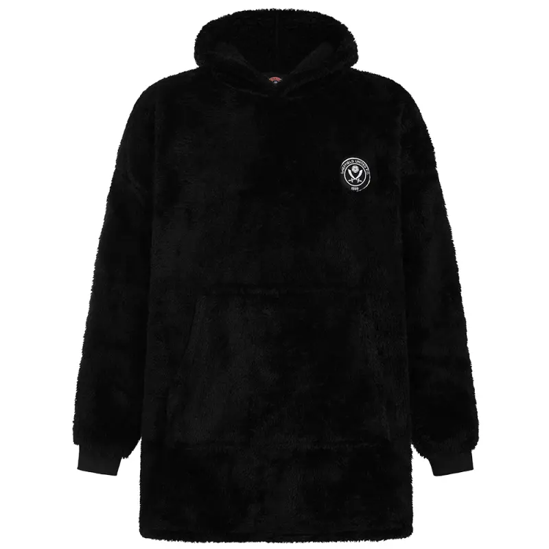 Product photography of Junior Fluzzy Snuggie Black, main