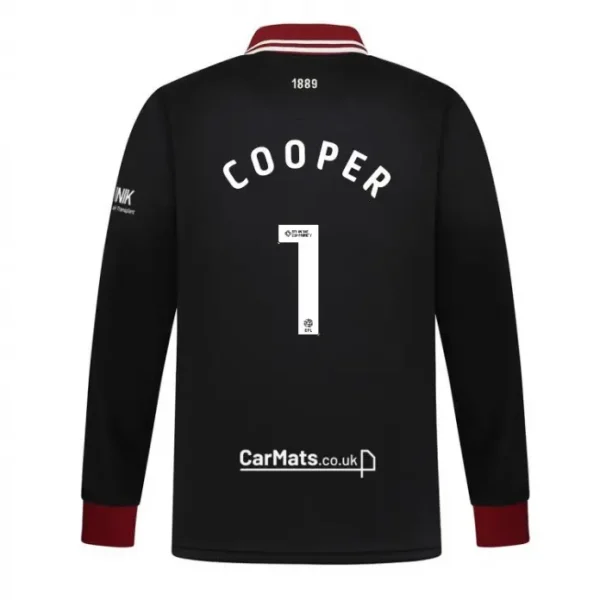 main photo showcasing Junior GK Black L/S Shirt 24/25 - 1 COOPER