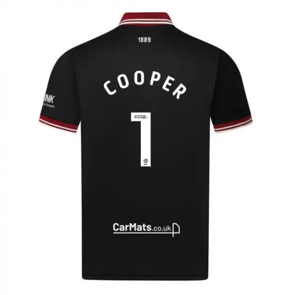 Product photography of Junior GK Black S/S Shirt 24/25 - 1 COOPER, main