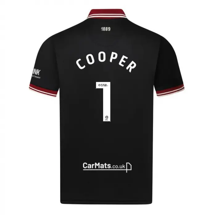 Product photography of Junior GK Black S/S Shirt 24/25 - 1 COOPER, main