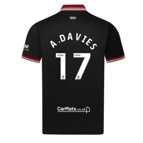 main photo showcasing Junior GK Black S/S Shirt 24/25 - 17 A.DAVIES