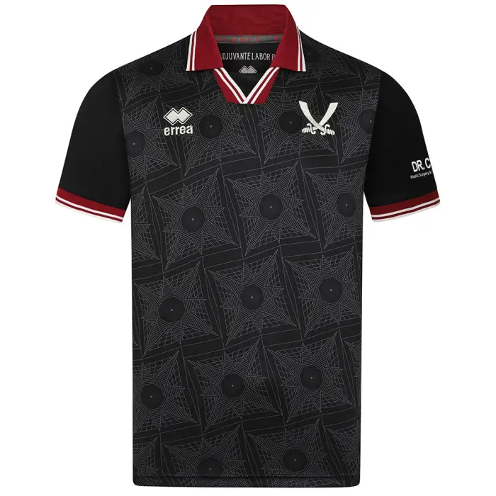 Junior GK Black S/S Shirt 24/25 - 17 A.DAVIES pictured from a alternate angle