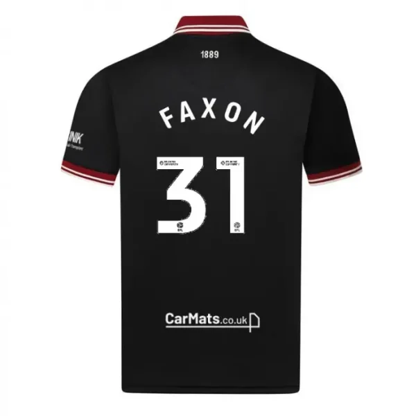 Junior GK Black S/S Shirt 24/25 - 31 FAXON visual highlighting the main view