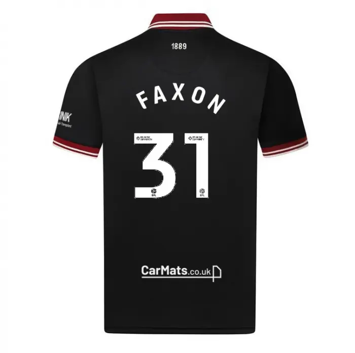 Junior GK Black S/S Shirt 24/25 - 31 FAXON visual highlighting the main view