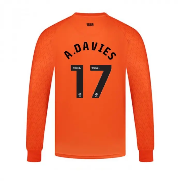 Junior GK Orange L/S Shirt 25/26 - 17 A.DAVIES visual highlighting the main view