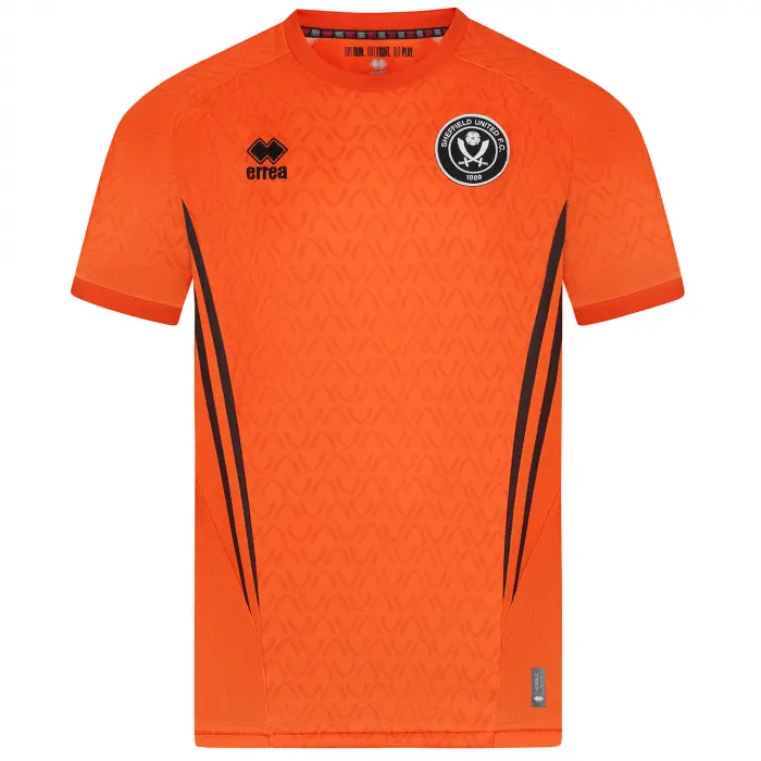 Detailed alternate image of Junior GK Orange S/S Shirt 25/26 - 17 A.DAVIES