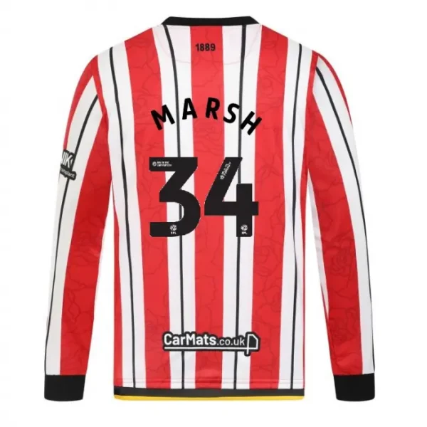 Junior Home Shirt L/S 24/25 - 34 MARSH visual highlighting the main view