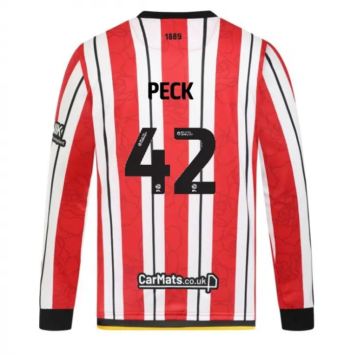 main view of Junior Home Shirt L/S 24/25 - 42 PECK