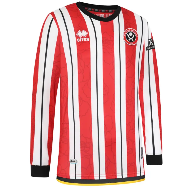Product photography of Junior Home Shirt L/S 24/25 With Custom Printing, alternate