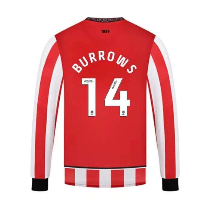Junior Home Shirt L/S 25/26 - 14 BURROWS visual highlighting the main view