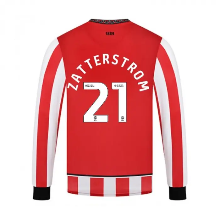 main view of Junior Home Shirt L/S 25/26 - 21 ZATTERSTROM