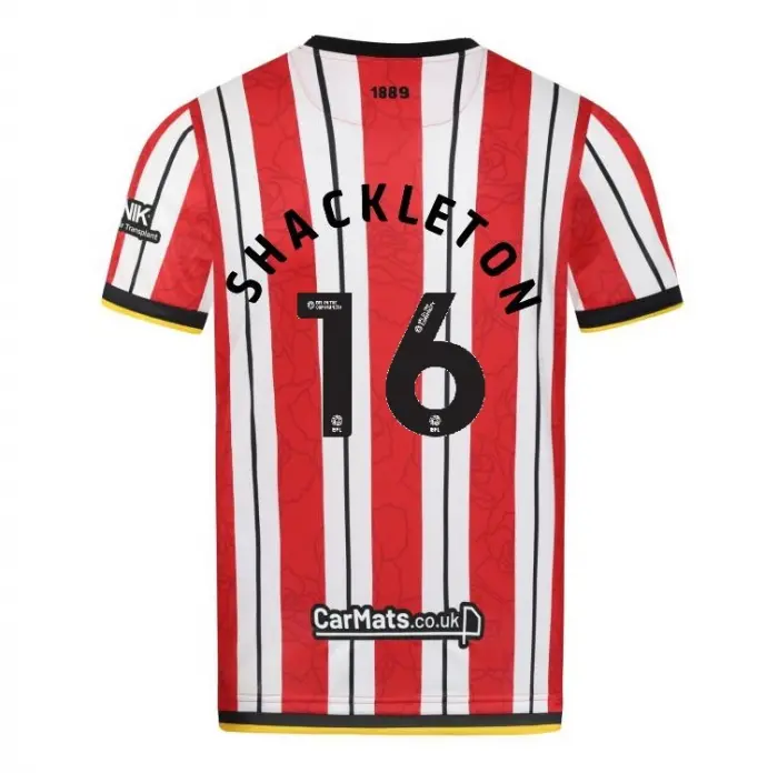 Junior Home Shirt S/S 24/25 - 16 SHACKLETON displayed in a main image