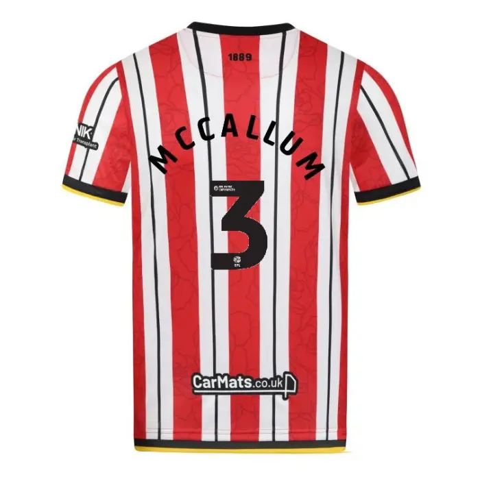 main photo showcasing Junior Home Shirt S/S 24/25 - 3 MCCALLUM