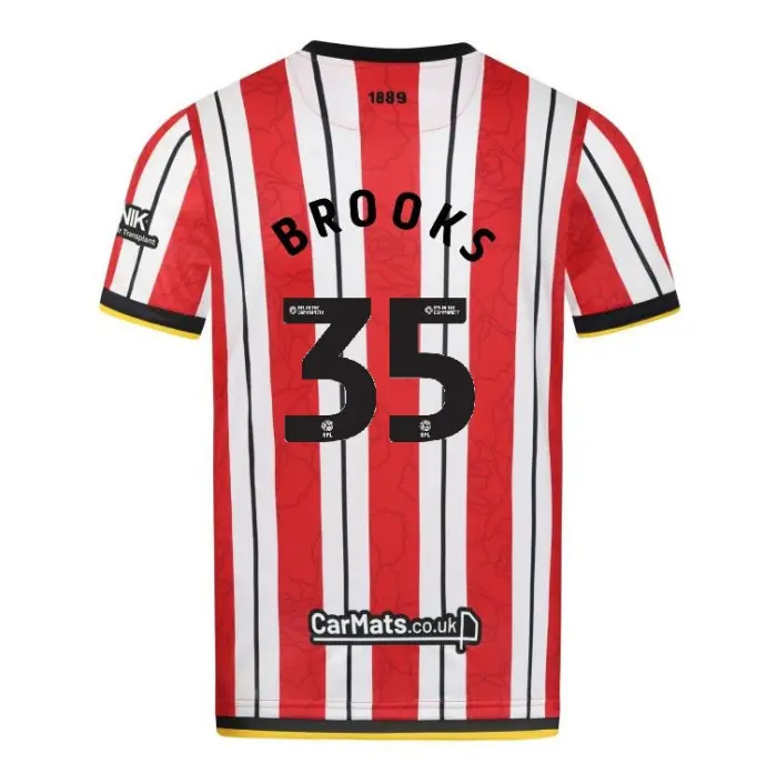 main product shot featuring Junior Home Shirt S/S 24/25 - 35 BROOKS