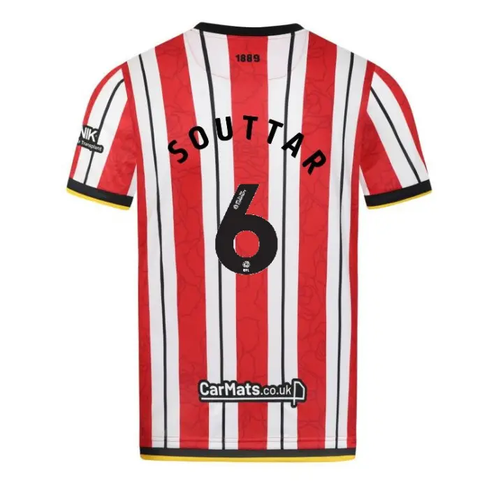 Product photography of Junior Home Shirt S/S 24/25 - 6 SOUTTAR, main