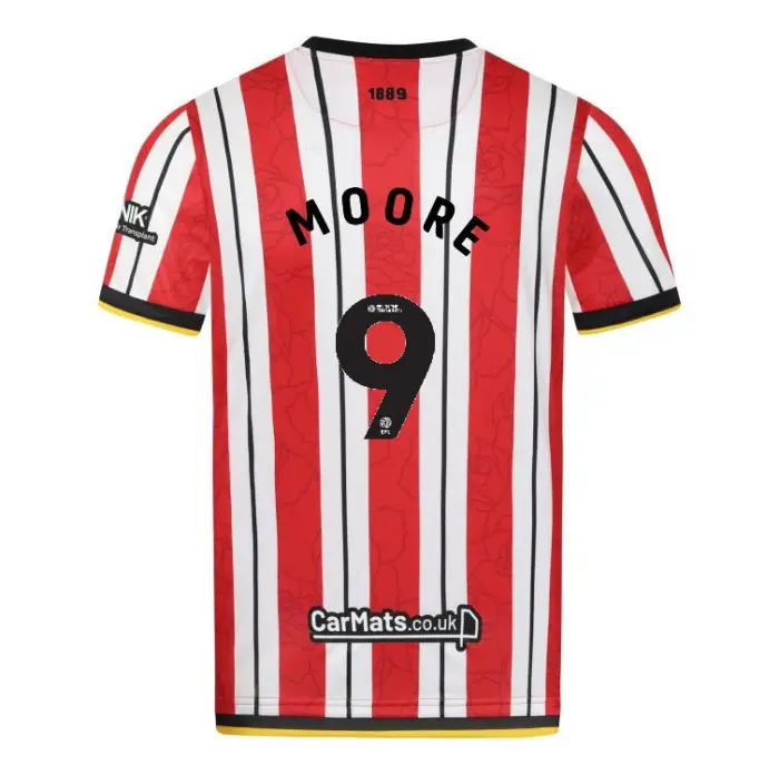 Junior Home Shirt S/S 24/25 - 9 MOORE displayed in a main image