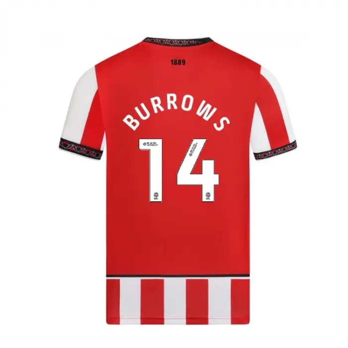 main view of Junior Home Shirt S/S 25/26 - 14 BURROWS