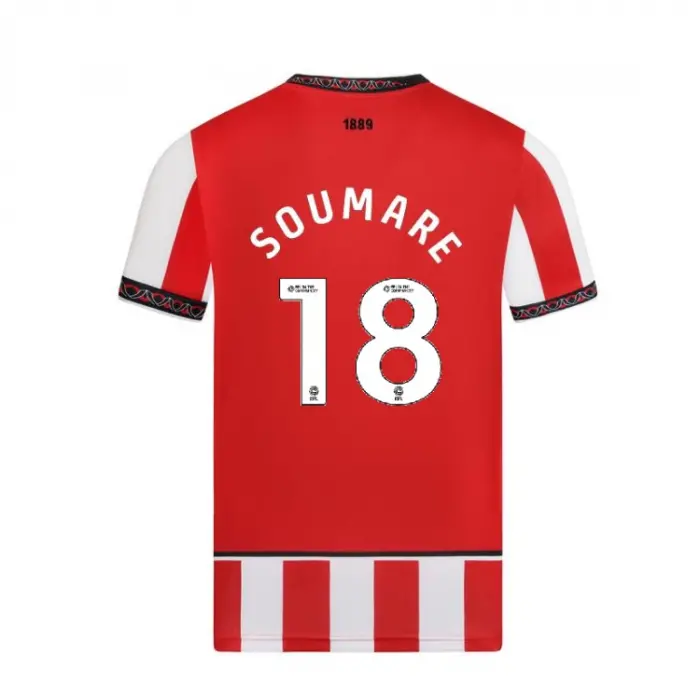 main photo showcasing Junior Home Shirt S/S 25/26 - 18 SOUMARE