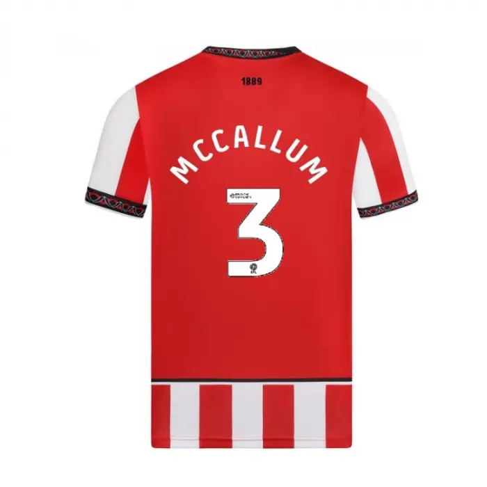 main photo showcasing Junior Home Shirt S/S 25/26 - 3 MCCALLUM