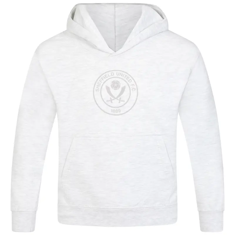 Junior Sheffield United Crest Hoody Grey shown in a main product photo