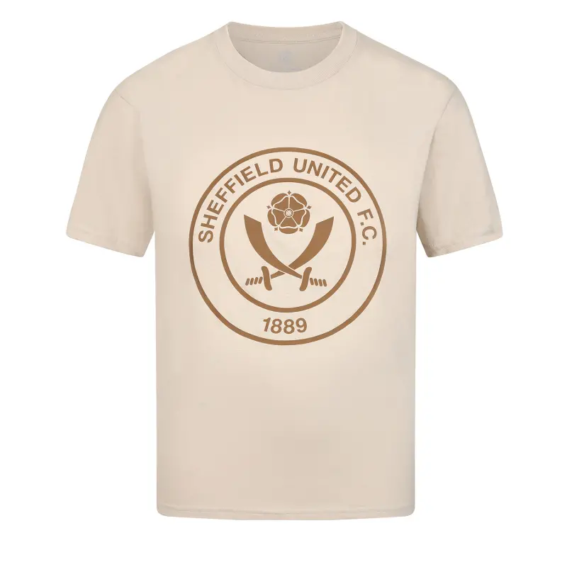 Junior Sheffield United Crest Tee Nude pictured from a main angle