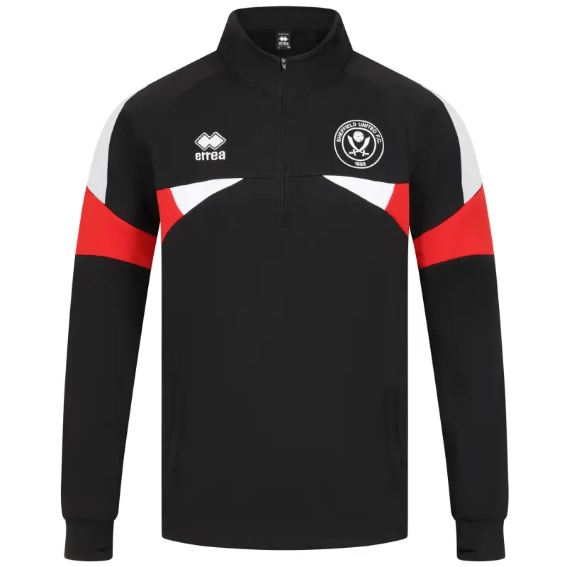 main product shot featuring Junior Taylor 1/4 Zip 25 B/W/R