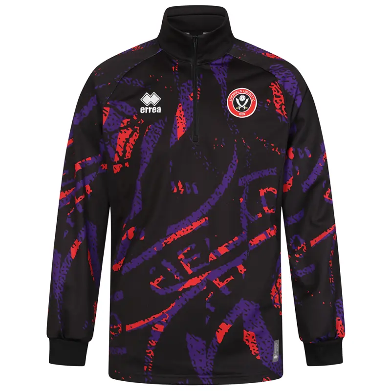 Junior Warm Up 1/4 Zip 25 B/P/R displayed in a main image