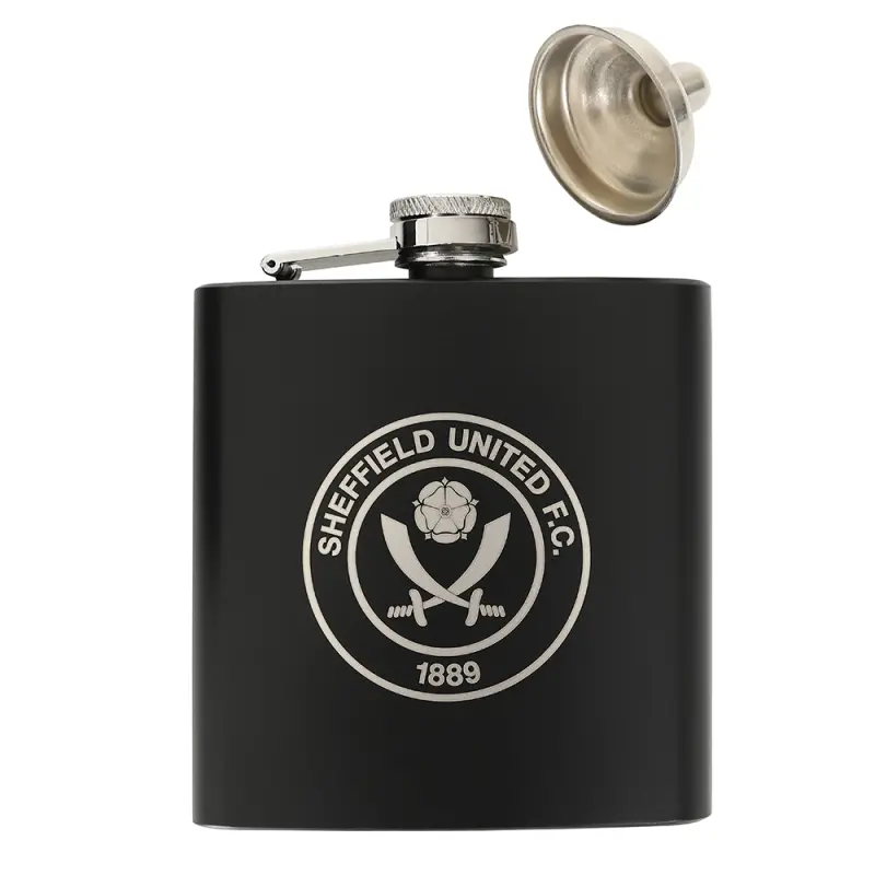 Matte Black Hipflask visual highlighting the main view
