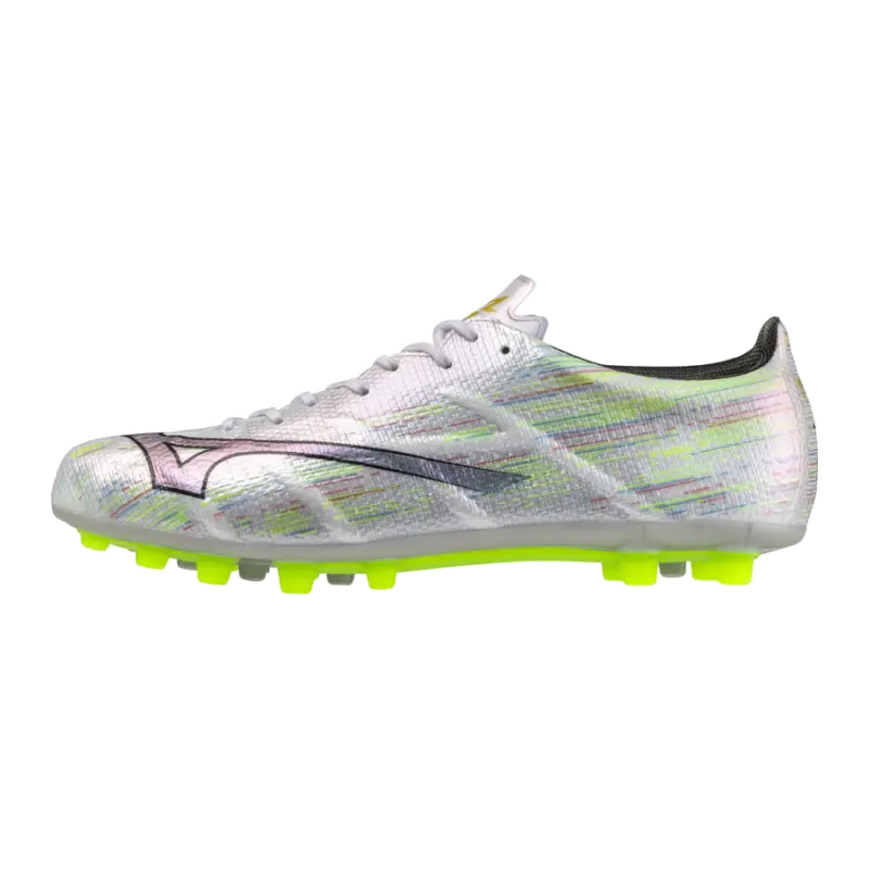 Mizuno MIZUNO A II ELITE AG White/Black Iridescent/Black shown in a main product photo
