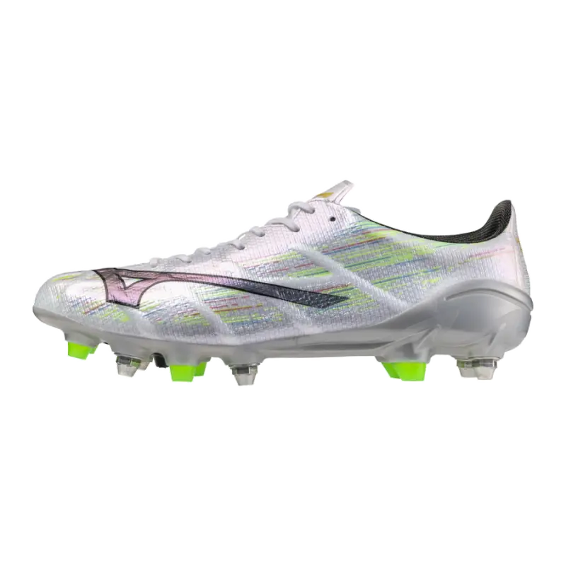 Mizuno MIZUNO A II ELITE MIX White/Black Iridescent/Black pictured from a main angle