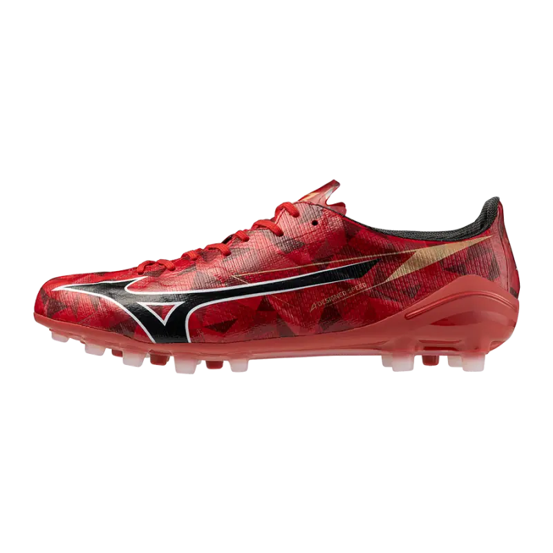 main photo showcasing Mizuno MIZUNO ALPHA II JAPAN AG MORELIA 40th Red/Black/Gold