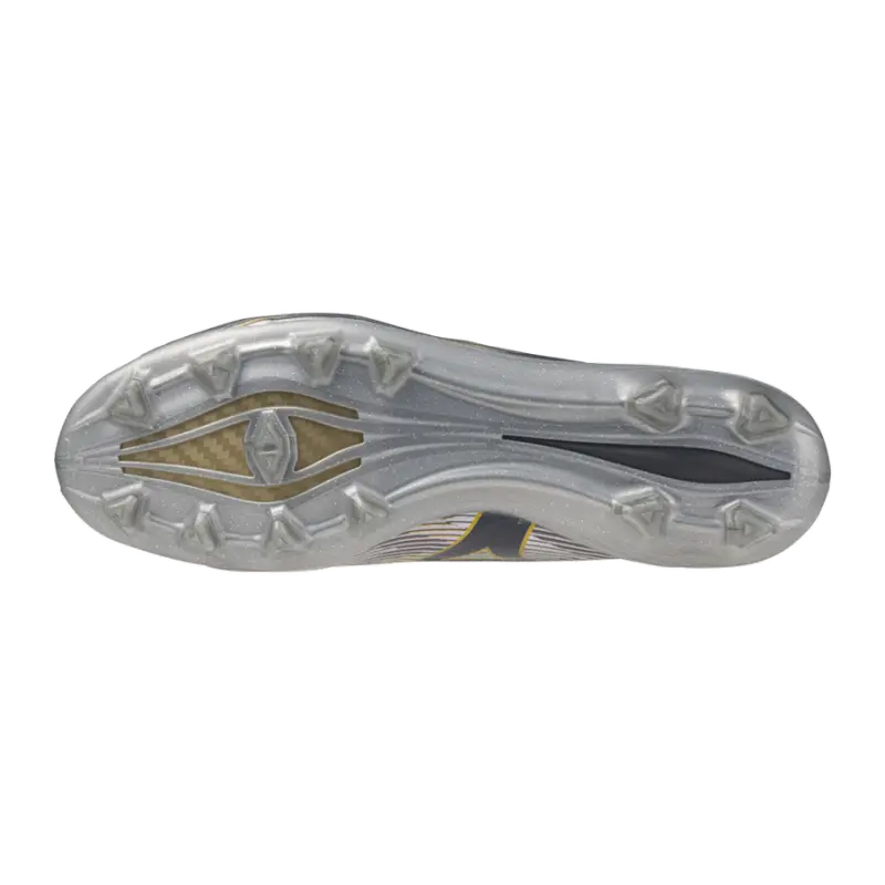 Mizuno MIZUNO ALPHA II JAPAN Galaxy Silver/8605 C/Gold visual highlighting the alternate view