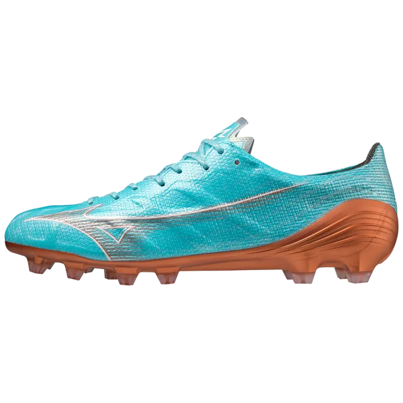 Main View of Mizuno MIZUNO ALPHA JAPAN BlueC/SnowWht/RedBSatin Mizuno MIZUNO ALPHA JAPAN BlueC/SnowWht/RedBSatin visual highlighting the main view