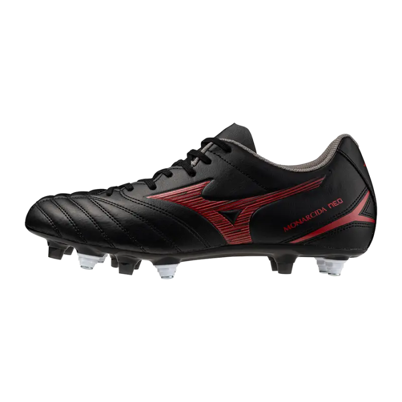 Main Image – Mizuno MONARCIDA NEO III SELECT MIX Black/MORELIA 40th Red Product photography of Mizuno MONARCIDA NEO III SELECT MIX Black/MORELIA 40th Red, main