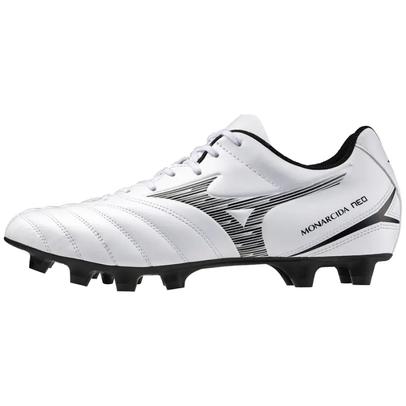 Mizuno MONARCIDA NEO III SELECT White/Black – Product Photo 1 Mizuno MONARCIDA NEO III SELECT White/Black displayed in a main image