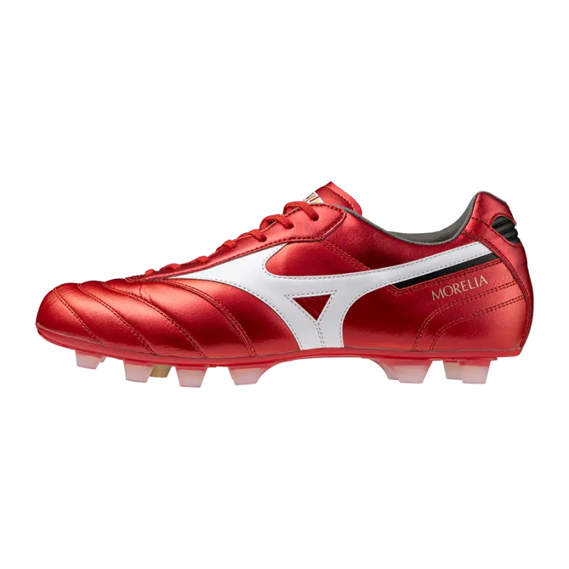 Main View of Mizuno MORELIA II ELITE MORELIA 40th Red/White/Black main view of Mizuno MORELIA II ELITE MORELIA 40th Red/White/Black