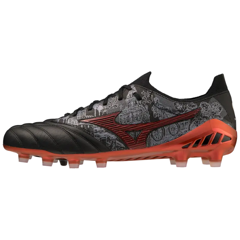 Mizuno MORELIA NEO III B SR4 JAPAN - Limited Edition Black/High Risk Red/Blk visual highlighting the main view